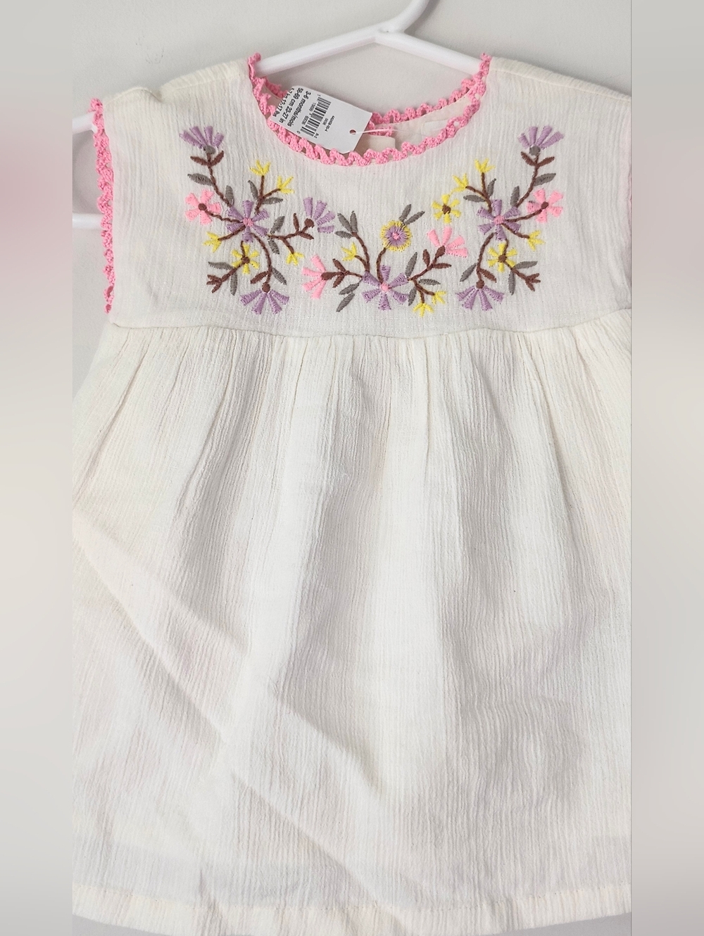 Baby GAP Embroidered Floral Spring Summer Dress Set 3-6 Months